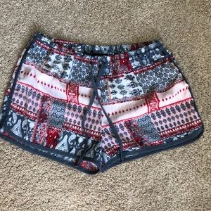 Cotton on multicolored drawstring shorts